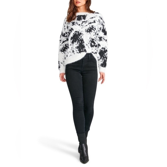 DD Dakota Steve Madden Marble Skies Crewneck. Size: L - Picture 1 of 13
